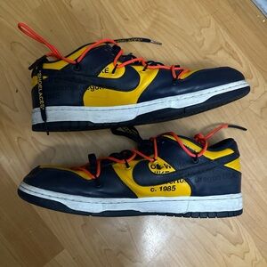 Nike x OFF-WHITE Dunk Low university gold